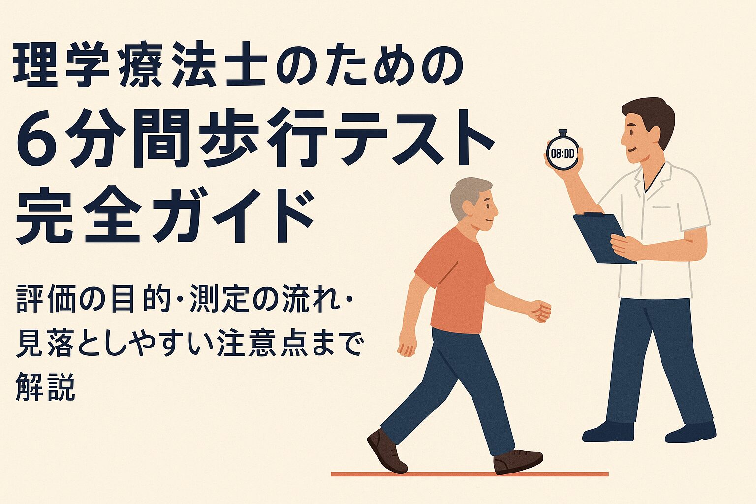 6分間歩行テストのアイキャッチ